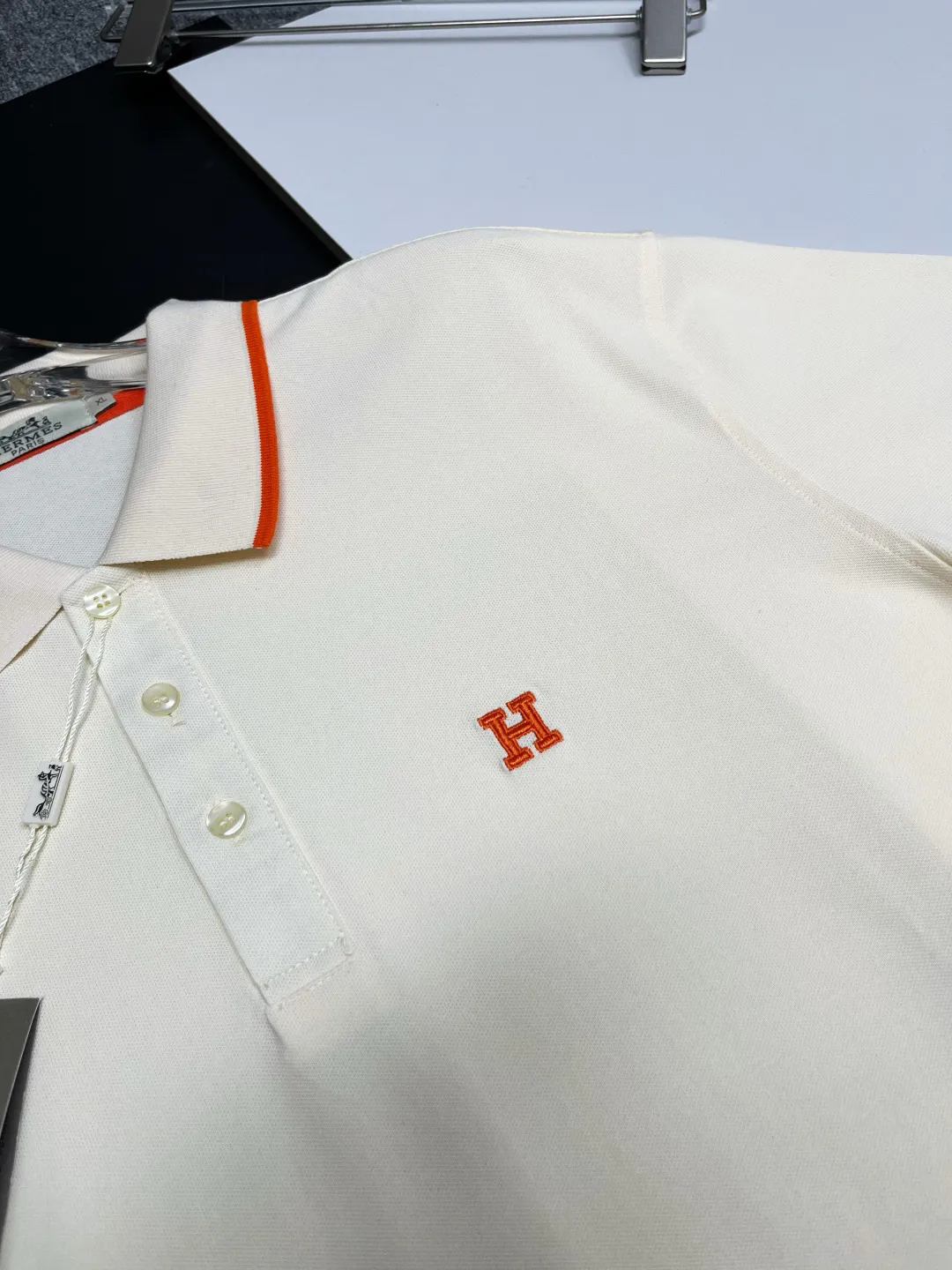 HERMES New Arrival Polo Same Style 210 ， Factory New Arrival Versatile : Black White Size：M-XXXL